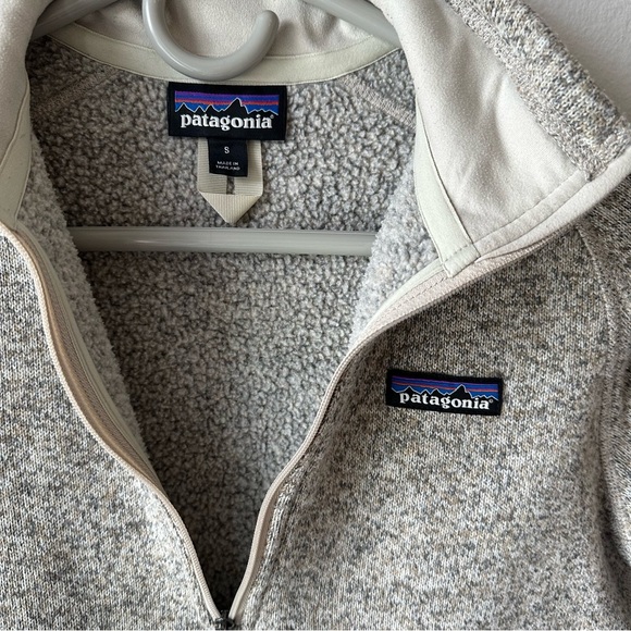 Patagonia // Women's Better Sweater 1/4 Zip Pullover Pelican Size S - Picture 4 of 12